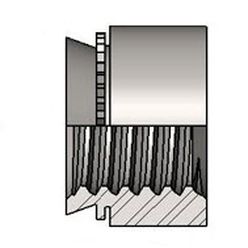 滚花螺母 - 93 series - STANLEY Engineered Fastening - 压接式 / 钢 / 铝
