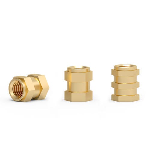 包覆成型嵌件 - AZ series - Shenzhen In-saiL Precision Parts Co.,Ltd - 螺纹 / 滚花 / 不锈钢