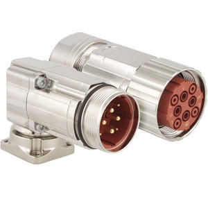 供电连接器 - IC AUTOMATION - 直线型 / 肘型 / 环形
