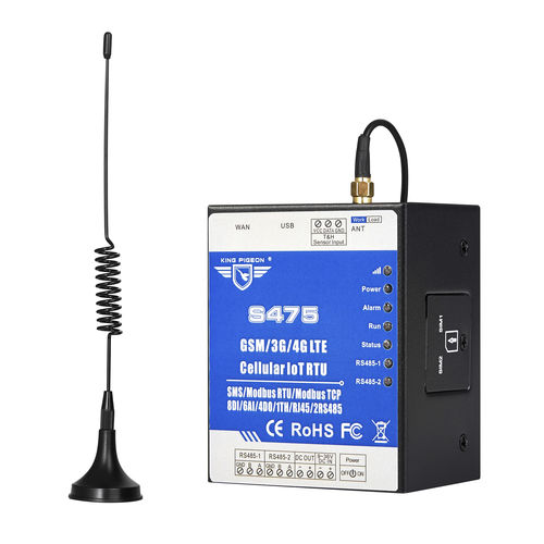 蜂窝物联网M2M 控制器 - S475 - King Pigeon Communication Co.,Limited - RS422/RS485 / MODBUS / DIN导轨安装式