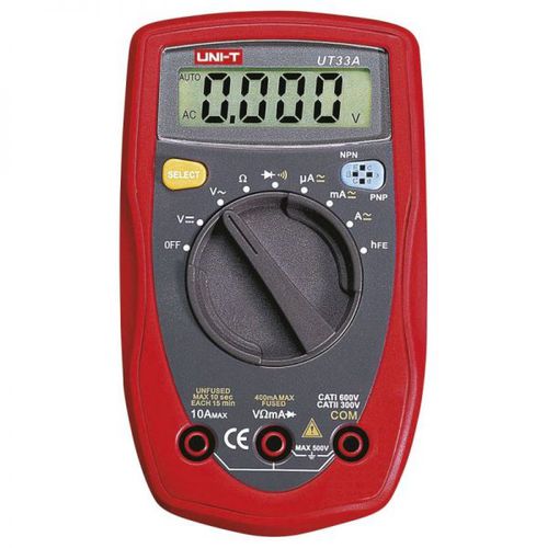 数字万用表 - UT 33A - Erko - 手持式 / 600 V / 10 A