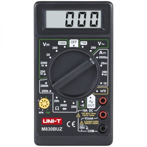 数字万用表 - UT830BUZ - Erko - 手持式 / 1000 V / 10 A