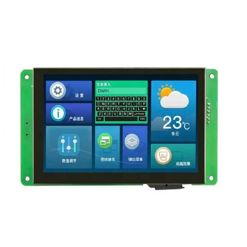 HMI终端显示屏 - DMG80480C050_04W - Beijing DWIN Technology Co., Ltd. - TFT LCD / IPS / 电容触摸屏式