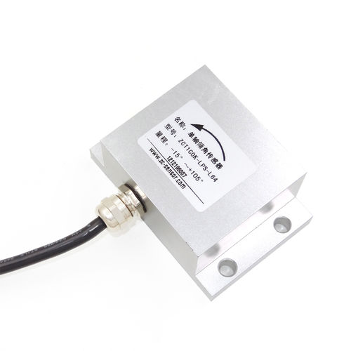 单轴倾角传感器 - ZCT1XXK-LPS-X64 - Shanghai Zhichuan Electronic Tech Co., Ltd - 电流输出 / 高精度 / 带铝盒