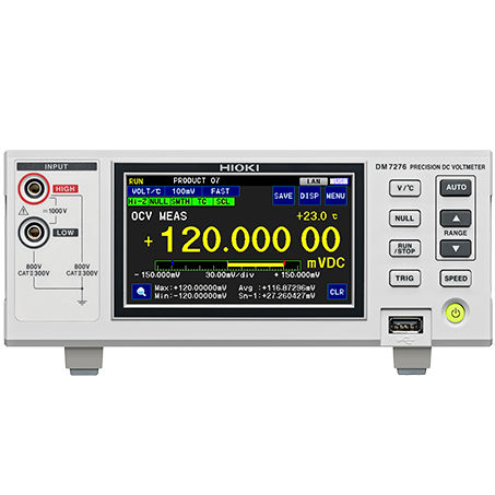 数字电压表 - DM727 series - HIOKI EUROPE GmbH - 固定式 / 直流