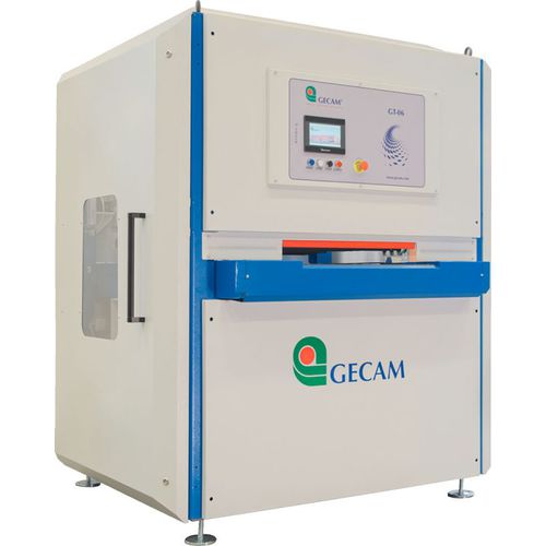 砂带去毛刺机 - GT06 - GECAM SRL - 磨光 / 刷光 / 用于钢板