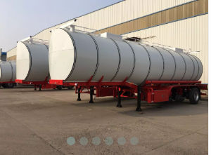集装箱运输半挂车 - CLW582E - CLW GROUP - 水泥 / 3车轴 / 牵引式