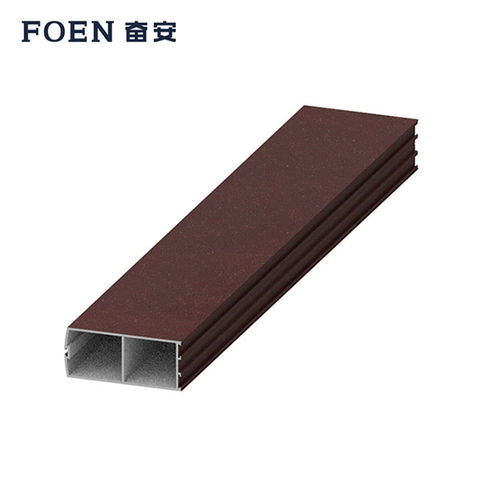 阳极氧化铝型材 - FA022 - Fujian Fen'an Aluminium Co., Ltd. - 不锈钢 / 矩形 / 框架