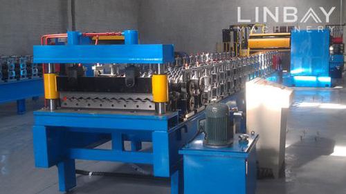 钢筒仓滚型机 - WUXI LINBAY MACHINERY CO.,LTD - 自动 / 冲压 / 带切割