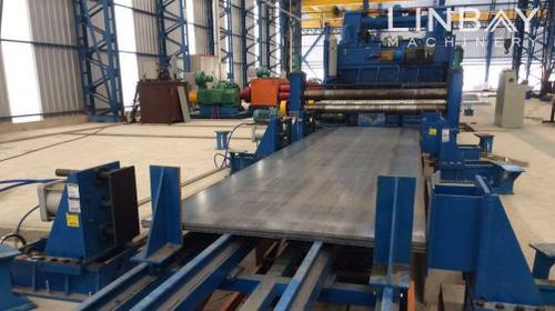 金属薄板横切流水线 - CTL series - WUXI LINBAY MACHINERY CO.,LTD - 堆叠 / 校直 / 自动