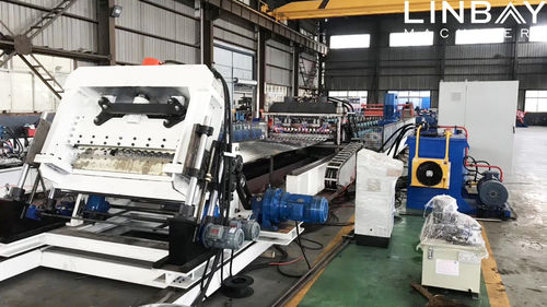 钢筒仓滚型机 - WUXI LINBAY MACHINERY CO.,LTD - 冲压 / 带切割