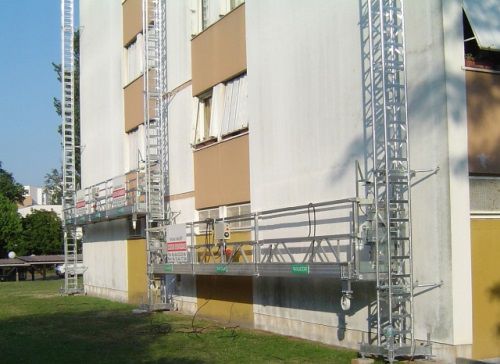 悬挂平台 - ACCESUS - 建筑工地 / 脚手架 / 带安全防护栏