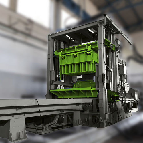 混凝土铺路砌块生产机 - R-400 - Scandinavian UK Machines AB - 自动 / 固定