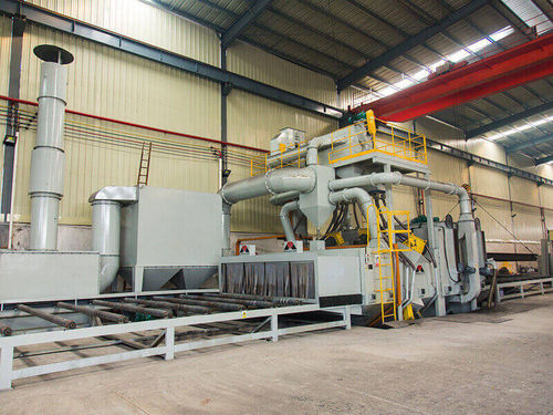 滚筒输送机抛丸机 - MTR series - MAYFLAY Machinery (Huizhou) Co., Ltd. - 涡轮 / 用于金属 / 金属板材