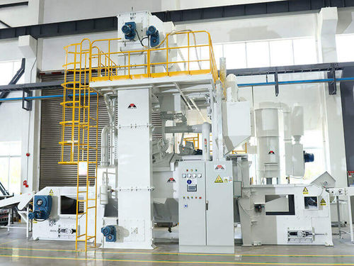 筛带输送机抛丸机 - MND series - MAYFLAY Machinery (Huizhou) Co., Ltd. - 涡轮 / 用于金属 / 金属板材