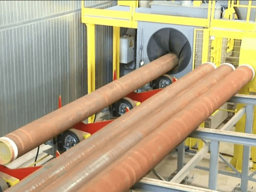 滚筒输送机抛丸机 - MTR series - MAYFLAY Machinery (Huizhou) Co., Ltd. - 涡轮 / 用于管道 / 金属板材