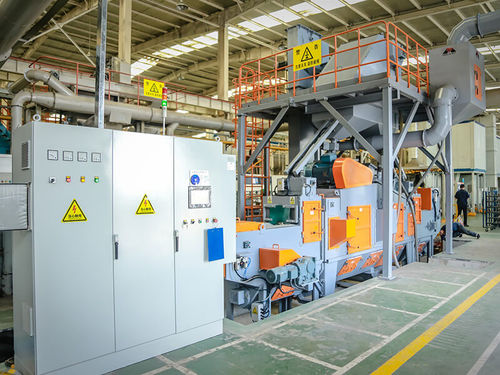 滚筒输送机预应力喷丸机 - MTR-1085P37-2 - MAYFLAY Machinery (Huizhou) Co., Ltd. - 涡轮 / 用于金属 / 金属板材
