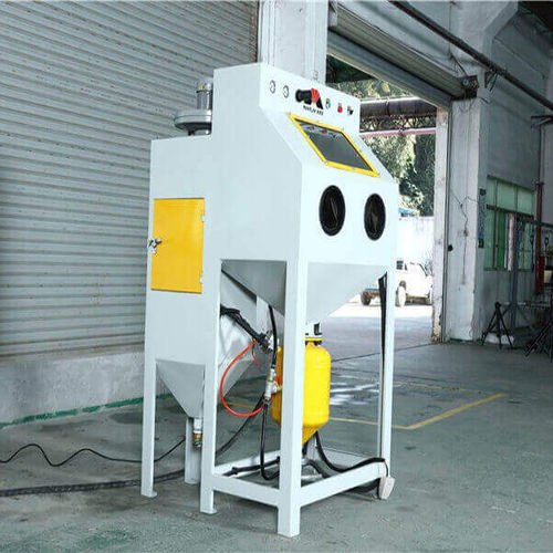 降压式喷砂间 - MS series - MAYFLAY Machinery (Huizhou) Co., Ltd. - 手动 / 带有旋转台