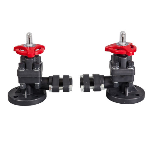 液体液位计 - Ningbo Baodi Plastic Valve Co., Ltd. - 分流 / 法兰 / 塑料