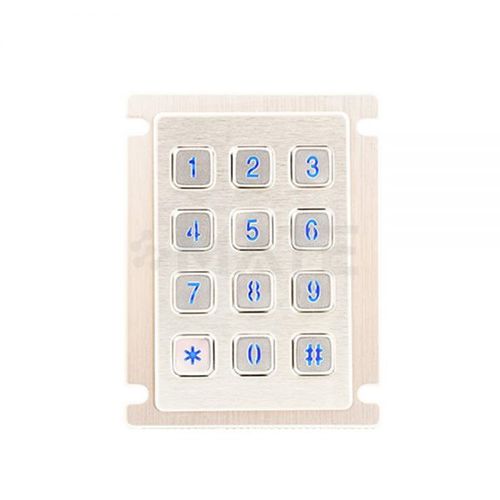 12键数字键盘 - MKA-34-NL-MX - MATE TECHNOLOGY SHENZHEN LIMITED - 面板式 / 不锈钢 / IP67