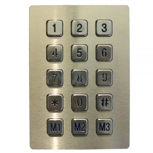 15键数字键盘 - MKA-35-NL-MX  - MATE TECHNOLOGY SHENZHEN LIMITED - 面板式 / IP65 / 密封