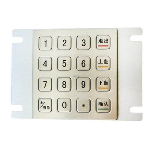 16键数字键盘 - MKA-44N - MATE TECHNOLOGY SHENZHEN LIMITED - 面板式 / USB / PS2