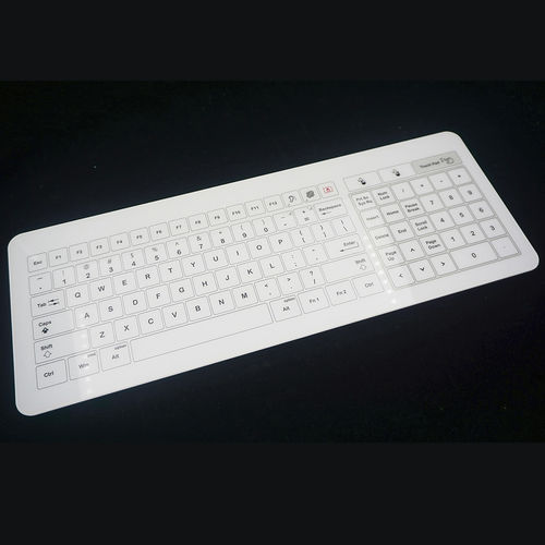 淬火玻璃键盘 - MKE-436-N - MATE TECHNOLOGY SHENZHEN LIMITED - 台式 / 机械按键 / 鼠标双键