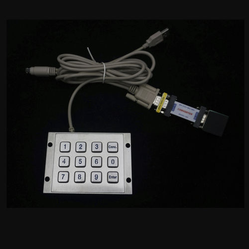 12键数字键盘 - MKA-12-NL-V2 - MATE TECHNOLOGY SHENZHEN LIMITED - 面板式 / 不锈钢 / RS-232