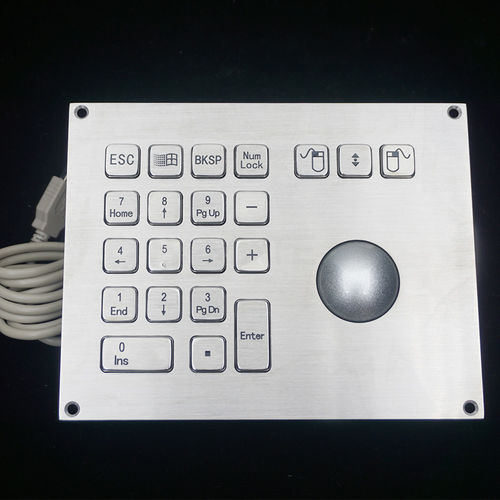 18键数字键盘 - MKA-18-BN - MATE TECHNOLOGY SHENZHEN LIMITED - 面板式 / 机械按键 / 铝