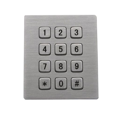 12键数字键盘 - MKA-34N-V1 - MATE TECHNOLOGY SHENZHEN LIMITED - 面板式 / 不锈钢 / USB