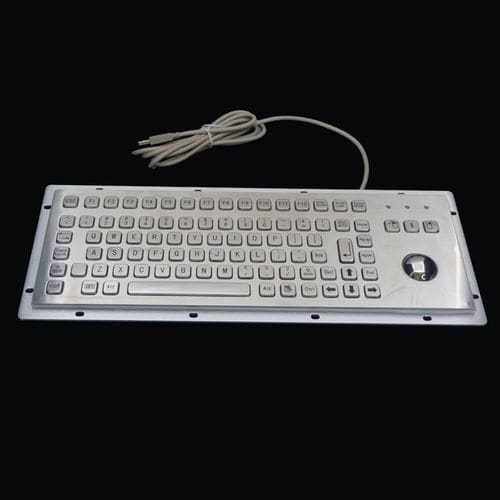不锈钢键盘 - MKA-88-B - MATE TECHNOLOGY SHENZHEN LIMITED - 面板式 / 机械按键 / 轨迹球