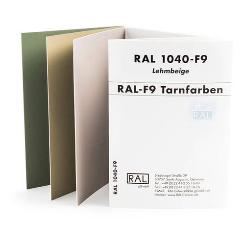 RAL比色图表 - F9 - RAL colours