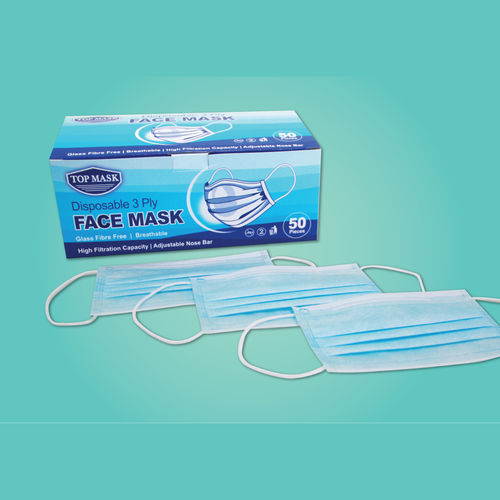 一次性防护口罩 - TOP MASK - TOP GLOVE INTERNATIONAL SDN BHD - 防尘