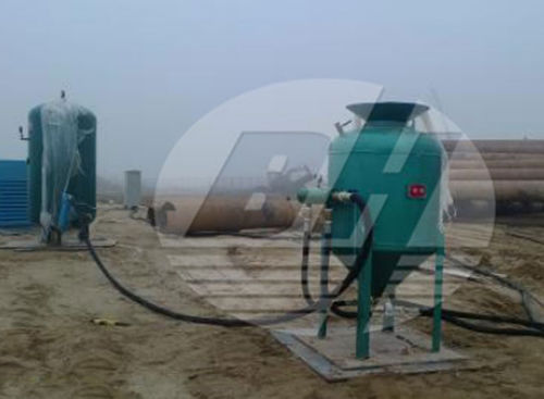 自动喷砂机 - Q0250 series - Qingdao Binhai Jincheng Foundry Machinery Co., Ltd. - 压力式