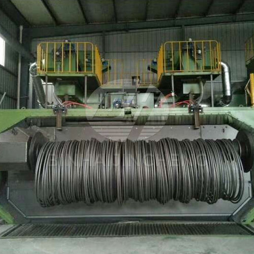 空中传送装置抛丸机 - QPY - Qingdao Binhai Jincheng Foundry Machinery Co., Ltd. - 用于弹簧 / 用于线 / 自动