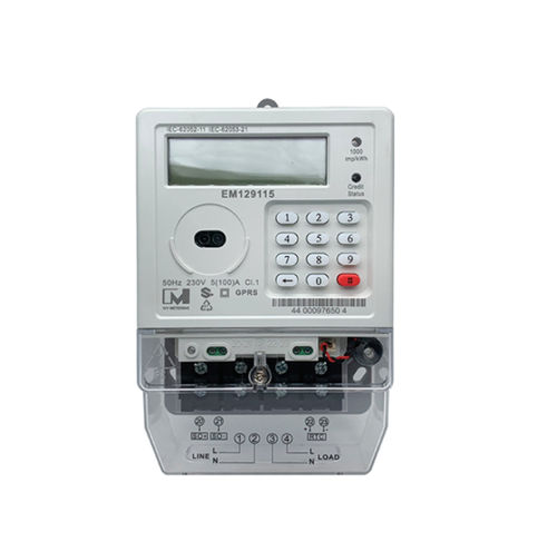 单相电能表 - EM129115 STS - IVY METERING - DIN导轨 / 住宅 / 内置通信功能