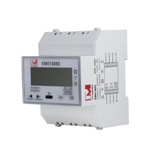 双向电能表 - EM513082  - IVY METERING - 三相 / DIN导轨 / RS-485