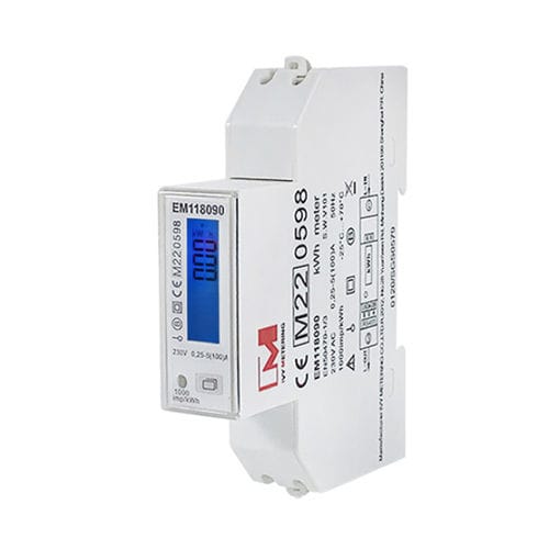 单相电能表 - EM118 series - IVY METERING - DIN导轨 / RS-485 / 认证 MID