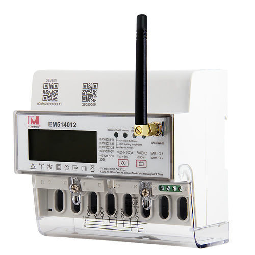 三相电能表 - EU868mMHz  - IVY METERING - DIN导轨 / LCD显示 / 智能型