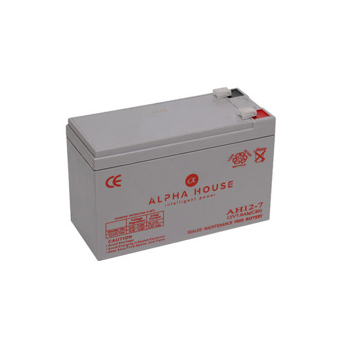 矩形电池 - AH12-7T1 - Alpha House Ltd - 12V / UL / CE
