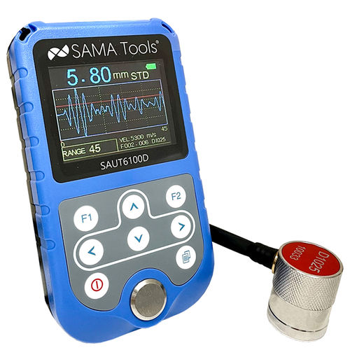 超声波测厚仪 - SAUT6100D-SW - S.A.M.A. ITALIA SRL - 用于合成材料 / 玻璃纤维 / 便携式