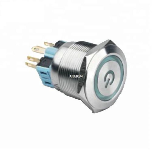 触摸屏按钮式开关 - IB28S-P11F-E-Power - YUEQING AIBEIKEN ELECTRIC CO., LTD. - IP67 / 发光 / 工业