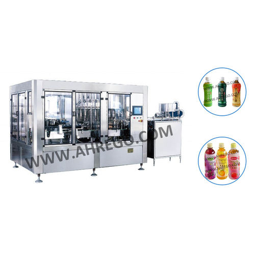 饮料冲瓶灌装封口机 - RGH 24-24-8  - Anhui Koyo Rego Machinery Technology Co., Ltd. - 用于塑料瓶 / 自动