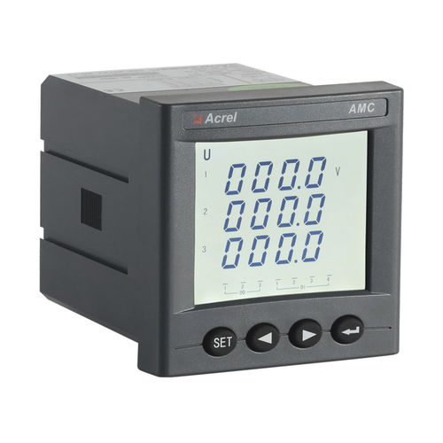 交流电式指示器 - AMC72L series - ACREL CO., LTD. - 电压 / 液晶 / 面板型