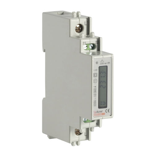 单相电能表 - ADL10-E  - ACREL CO., LTD. - DIN导轨 / 50 Hz / LCD显示