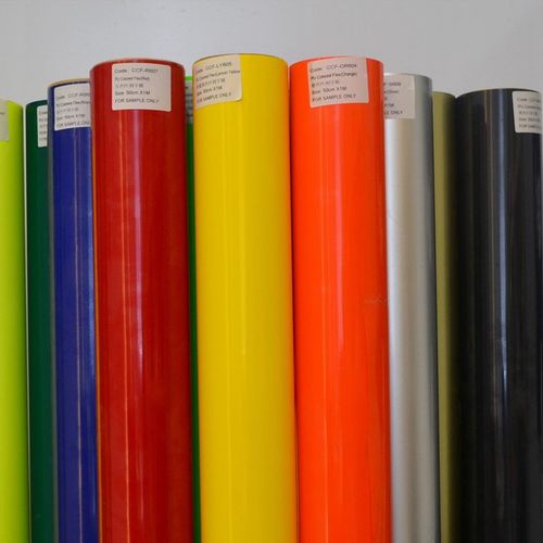 粘贴式薄膜 - CCF series - Fuzhou Alizarin Coating Co., Ltd. - 聚酯 / 丙烯 / 粘胶