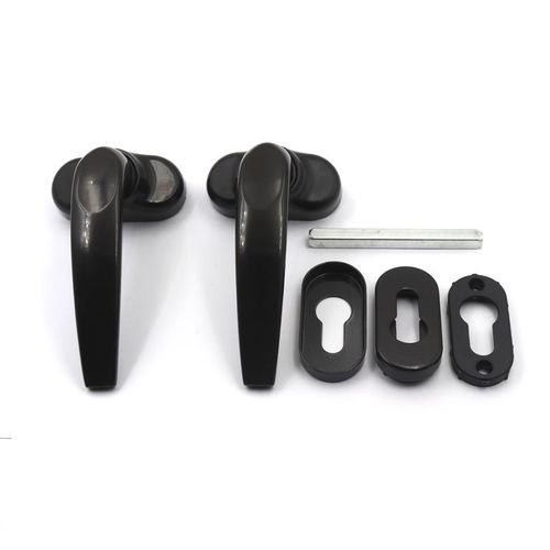 卡箍把手 - HL series - ALLY HARDWARE CO., LIMITED - 用于门 / 铝制 / L形