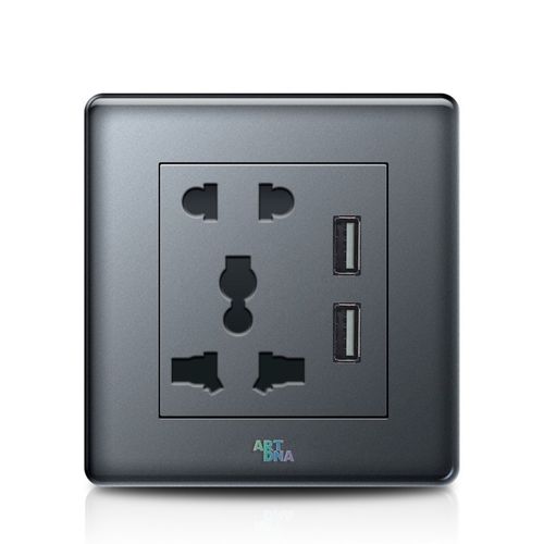 壁挂插座 - V12 series - Zhongshan Gamder Electric Appliance Co., Ltd. - 面板式 / 5极 / 内置安全开关