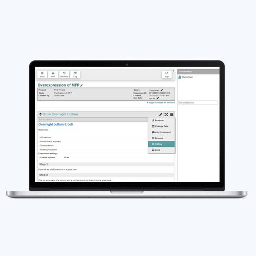追踪软件 - eLABJournal - Eppendorf SE - 实验室 / iOS / Android 安卓