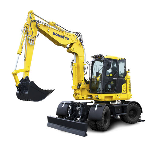 Midi挖掘机 - PW118MR-11 - Komatsu Europe/小松欧洲 - 轮胎式 / 柴油 / 用于建筑工地